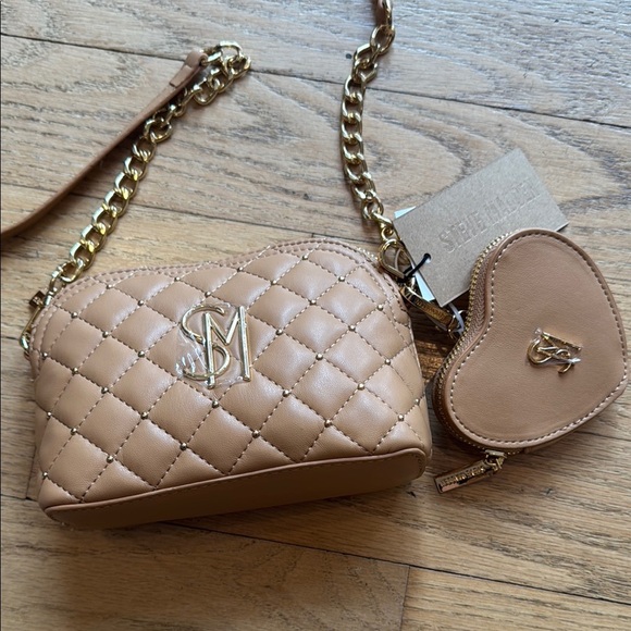 Steve Madden Crossbody Bag Tan NWT - Picture 1 of 12